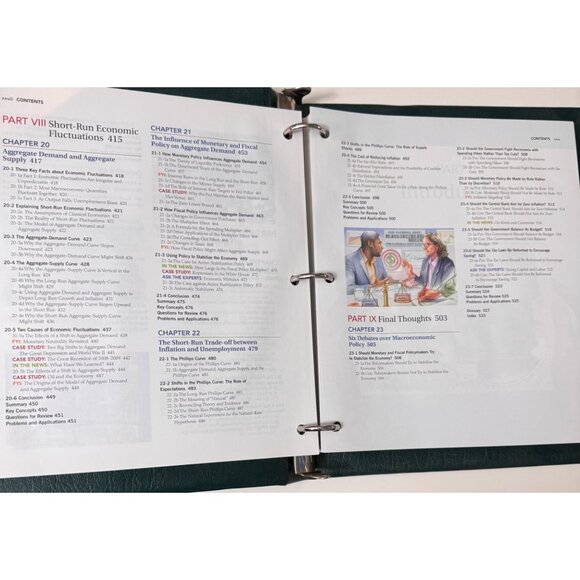 Principles Of Macroeconomics Eighth Edition 2018 Ring Binder N. Gregory Mankiw - Picture 12 of 16